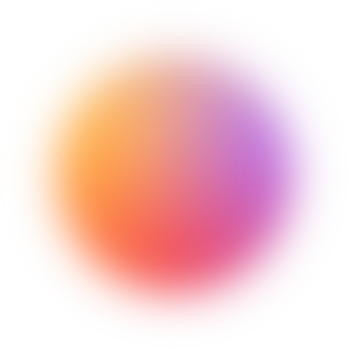 Gradient Blurred Circle